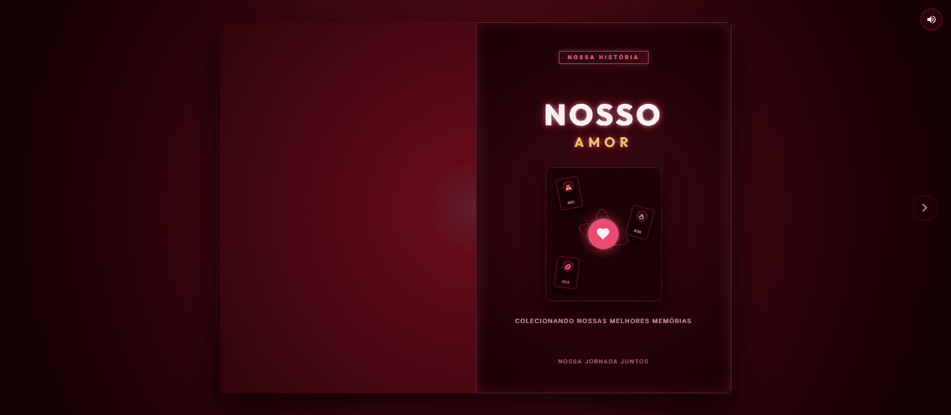 Prévia do Nosso Álbum — Nossa História de Amor