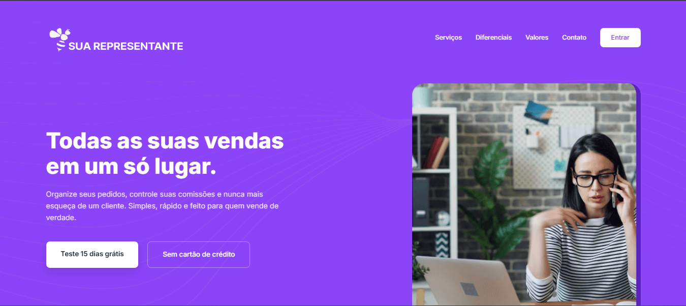 Prévia do Sua Representante — Gestão de Vendas